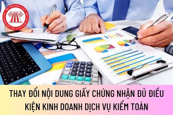 Giấy chứng nhận kinh doanh dịch vụ kiểm toán