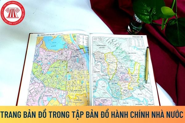 trang bản đồ trong tập bản đồ hành chính nhà nước