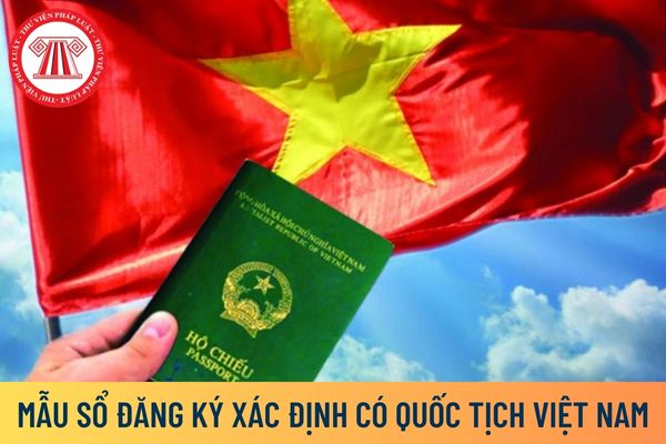 mẫuSổ đăng ký xác định có quốc tịch Việt Nam