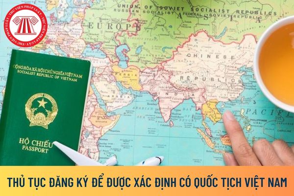 thủ tục đăng ký để được xác định có quốc tịch Việt Nam