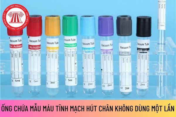 Ống chứa mẫu máu tĩnh mạch hút chân không dùng một lần