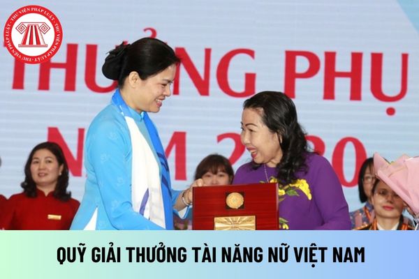 Quỹ Giải thưởng tài năng nữ Việt Nam