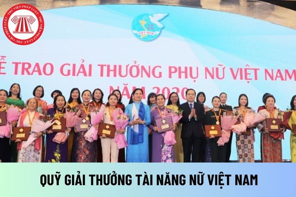  Quỹ Giải thưởng tài năng nữ Việt Nam