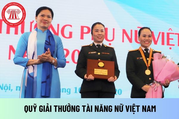 Vận động quyên góp, tiếp nhận tài trợ Quỹ Giải thưởng tài năng nữ Việt Nam