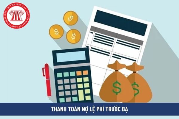 thanh toán nợ lệ phí trước bạ