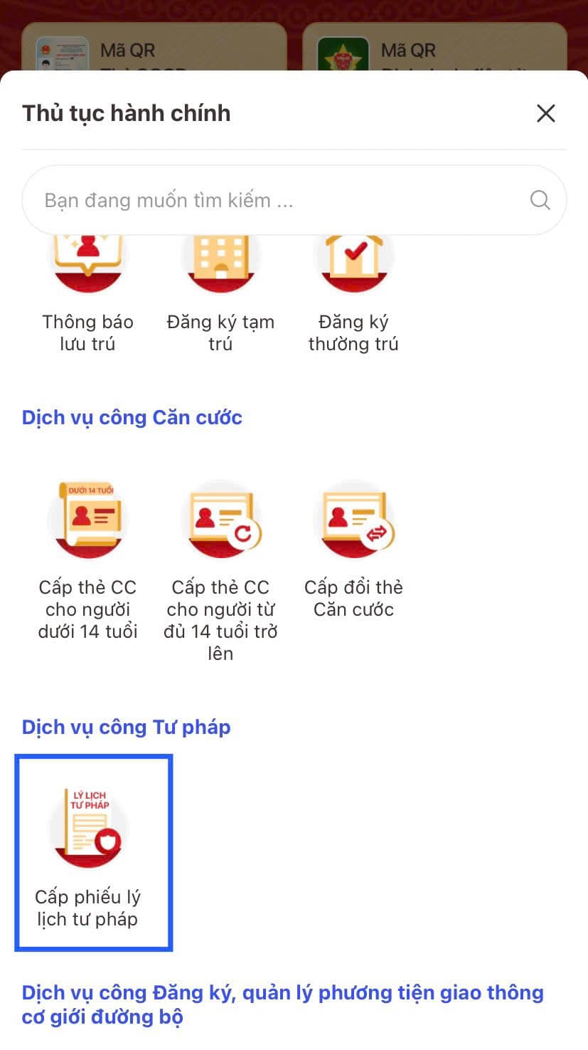 Cấp lý lịch tư pháp 2