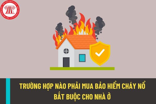 Trường hợp nào bắt buộc phải mua bảo hiểm cháy nổ bắt buộc cho nhà ở? Loại trừ trách nhiệm bảo hiểm cháy nổ bắt buộc trong trường hợp nào?