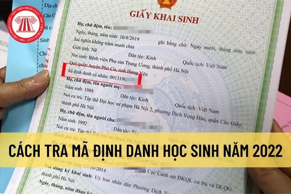 Mới nhất cách tra mã định danh học sinh năm 2022? Mã định danh học sinh được thống nhất trên các cấp học?