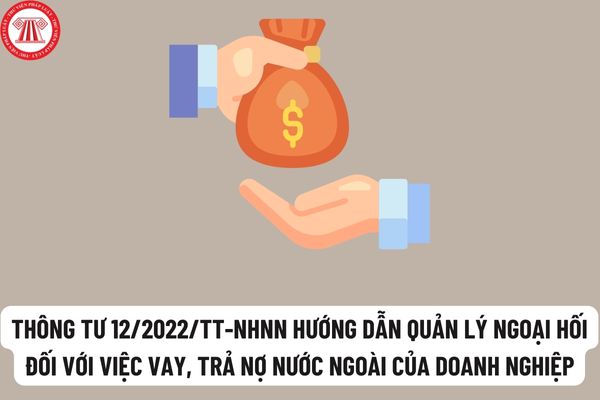 Thông tư 12/2022/TT-NHNN: hướng dẫn về quản lý ngoại hối đối với việc vay, trả nợ nước ngoài của doanh nghiệp?