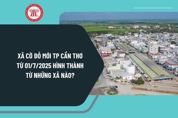 Xã Cờ Đỏ mới TP Cần Thơ từ 01/7/2025 hình thành từ những xã nào? Chi tiết xã Cờ Đỏ TP Cần Thơ ra sao?