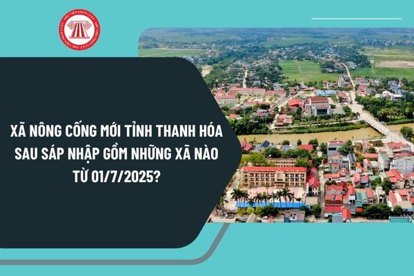 Xã Nông Cống mới tỉnh Thanh Hóa sau sáp nhập gồm những xã nào từ 01/7/2025? Xã Nông Cống tỉnh Thanh Hóa ra sao?