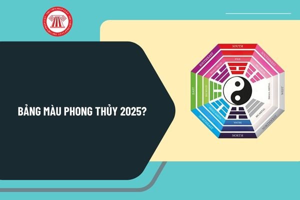 Bảng màu phong thủy 2025? Xem màu phong thủy theo ngày tháng năm sinh? Màu phong thủy theo tuổi chi tiết?