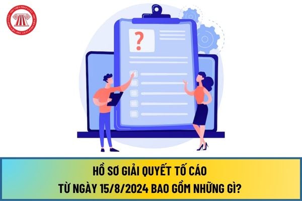 Hồ sơ giải quyết tố cáo từ ngày 15/8/2024 bao gồm những gì? Trình tự lập hồ sơ giải quyết tố cáo ra sao?