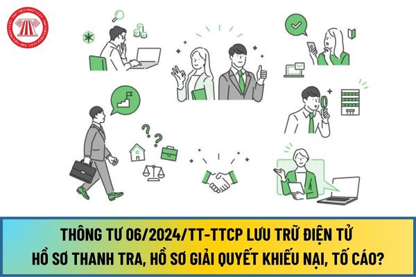 Thông tư 06/2024/TT-TTCP quy định lưu trữ điện tử hồ sơ thanh tra, hồ sơ giải quyết khiếu nại, hồ sơ giải quyết tố cáo ra sao?