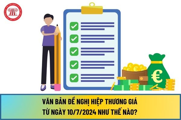 Mẫu Văn bản đề nghị hiệp thương giá từ ngày 10/7/2024 như thế nào? Trình tự, thủ tục trước khi hiệp thương giá ra sao?