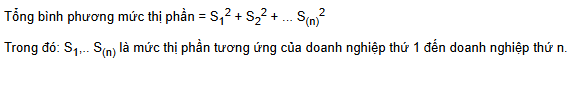 Công thức tính tỷ trọng
