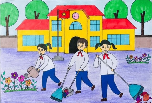 Mẫu vẽ ngày hè 2
