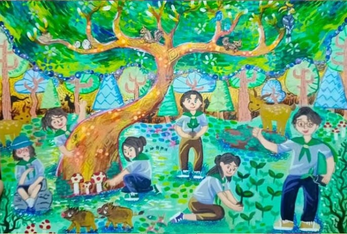 Mẫu vẽ ngày hè 1