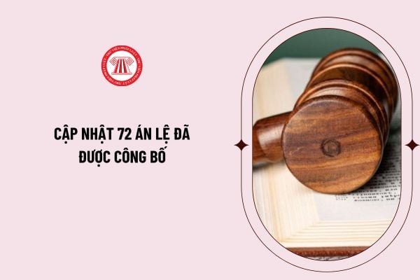 Cập nhật 72 án lệ đã được công bố mới nhất bao gồm những án lệ nào? Tổng hợp 72 án lệ đã được công bố?