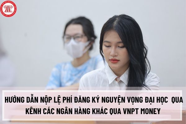 Hướng dẫn nộp lệ phí đăng ký nguyện vọng đại học 2023 qua kênh các Ngân hàng khác qua VNPT Money như thế nào?