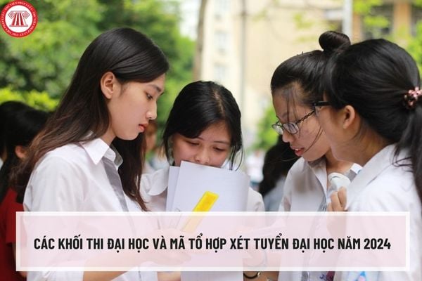 Các khối thi đại học và mã tổ hợp xét tuyển đại học năm 2024 cập nhật mới nhất? Các khối thi đại học năm 2024 có thay đổi không?