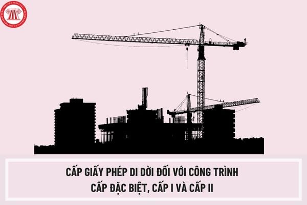 Thủ tục cấp giấy phép di dời đối với công trình cấp đặc biệt, cấp I và cấp II cấp tỉnh mới nhất được thực hiện như thế nào?