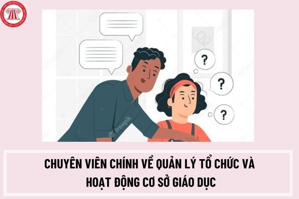 Chuyên viên chính về quản lý tổ chức và hoạt động cơ sở giáo dục có yêu cầu về trình độ, kinh nghiệm, phẩm chất cá nhân như thế nào?