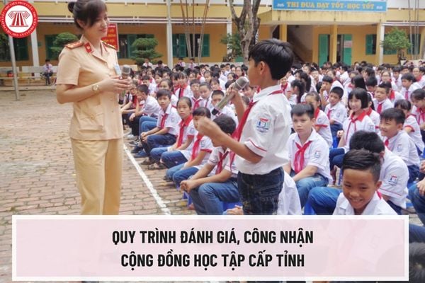 Quy trình đánh giá, công nhận Cộng đồng học tập cấp tỉnh theo Thông tư 25/2023/TT-BGDĐT như thế nào?