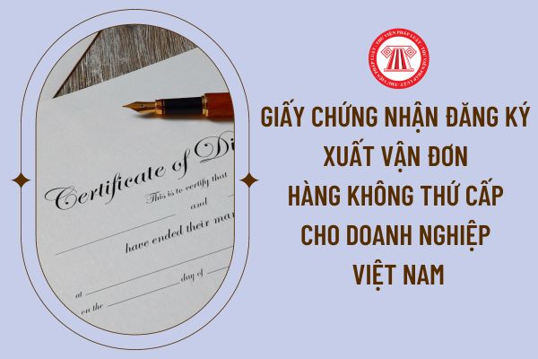 Thủ tục cấp Giấy chứng nhận đăng ký xuất vận đơn hàng không thứ cấp cho doanh nghiệp Việt Nam mới nhất được thực hiện như thế nào?