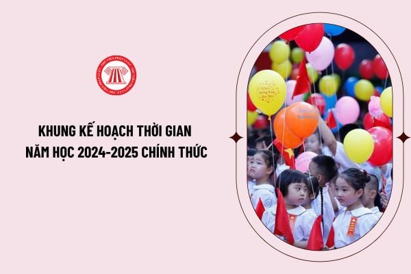 Khung kế hoạch thời gian năm học 2024 2025 chính thức? Học sinh tựu trường vào ngày bao nhiêu?