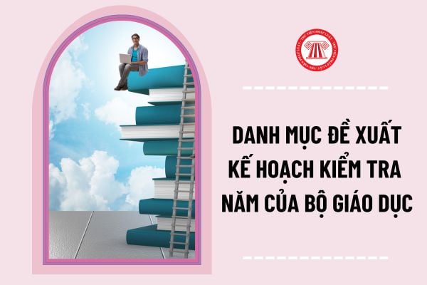 Mẫu 01-KT danh mục đề xuất kế hoạch kiểm tra năm của Bộ giáo dục và đào tạo có dạng như thế nào? 