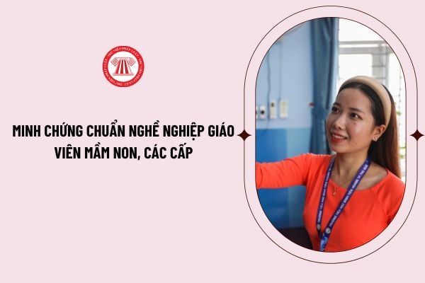 Hướng dẫn minh chứng chuẩn nghề nghiệp giáo viên mầm non, tiểu học, THCS, THPT năm 2024 mới nhất đầy đủ, chi tiết?