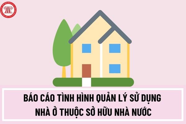 Mẫu báo cáo tình hình quản lý sử dụng nhà ở thuộc sở hữu nhà nước năm 2023? Mẫu báo cáo tình hình quản lý nhà ở thuộc sở hữu nhà nước? 