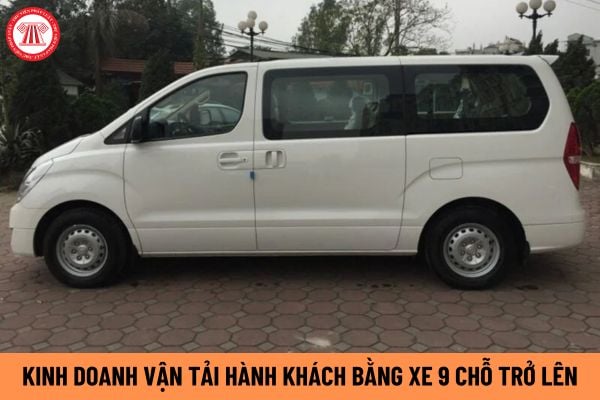 kinh doanh vận tải xe ô tô 9 chỗ trở lên