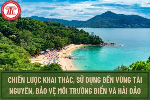 Chiến lược khai thác, sử dụng bền vững tài nguyên, bảo vệ môi trường biển và hải đảo có những định hướng thực hiện ở những mặt nào?