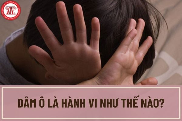 Dâm ô là hành vi như thế nào? Tội dâm ô đối với người dưới 16 tuổi đi tù bao nhiêu năm theo quy định hiện hành?