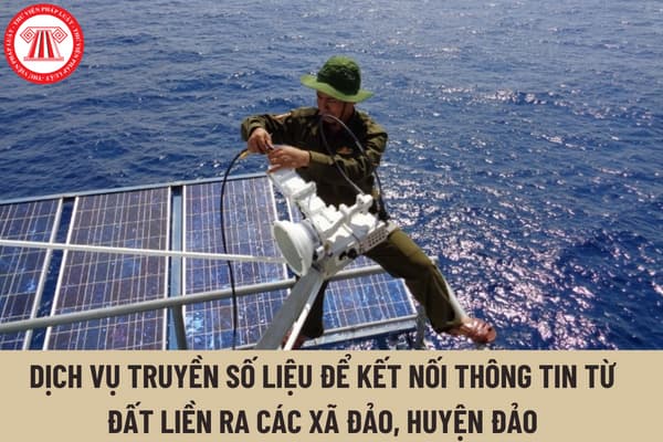 Mức hỗ trợ đối với việc cung cấp dịch vụ viễn thông công ích là dịch vụ truyền số liệu để kết nối thông tin từ đất liền ra các xã đảo, huyện đảo?