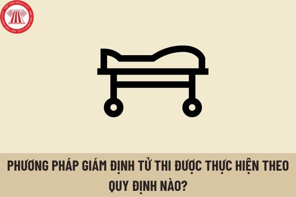 Phương pháp giám định tử thi được thực hiện theo quy định nào? Mẫu văn bản ghi nhận quá trình thực hiện giám định tử thi? 