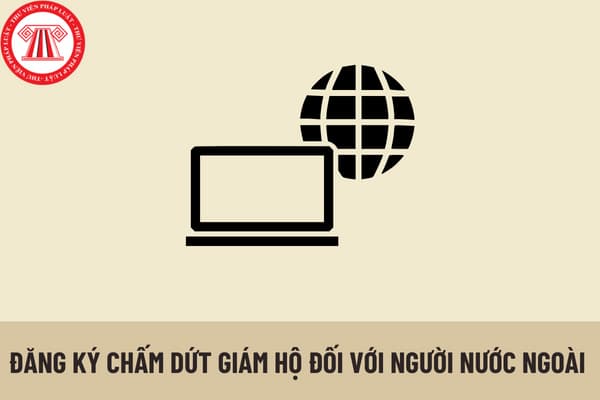 Đăng ký chấm dứt giám hộ đối với người nước ngoài có được làm online có mất phí hay không?