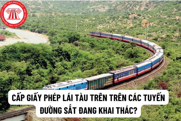 Thủ tục, hồ sơ cấp giấy phép lái tàu trên trên các tuyến đường sắt đang khai thác được quy định như thế nào? 