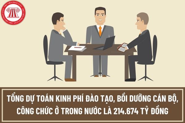 Năm 2023: Tổng dự toán kinh phí đào tạo, bồi dưỡng cán bộ, công chức ở trong nước là 214.674 tỷ đồng?