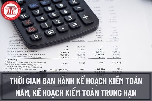 Thời gian ban hành kế hoạch kiểm toán năm, kế hoạch kiểm toán trung hạn được quy định như thế nào?