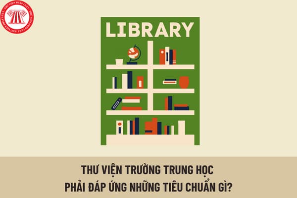 Thư viện trường trung học phải đáp ứng những tiêu chuẩn gì? Tiêu chuẩn về tài nguyên thông tin đối với thư viện trường trung học có mấy mức độ?