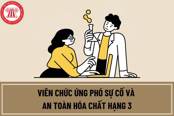 Các tiêu chí đánh giá hoàn thành công việc của viên chức Ứng phó sự cố và an toàn hóa chất hạng 3 là gì?