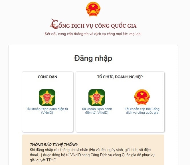 Đăng ký tài khoản