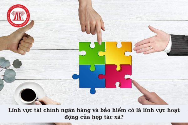 Lĩnh vực tài chính ngân hàng và bảo hiểm có là lĩnh vực hoạt động của hợp tác xã hay không theo quy định?