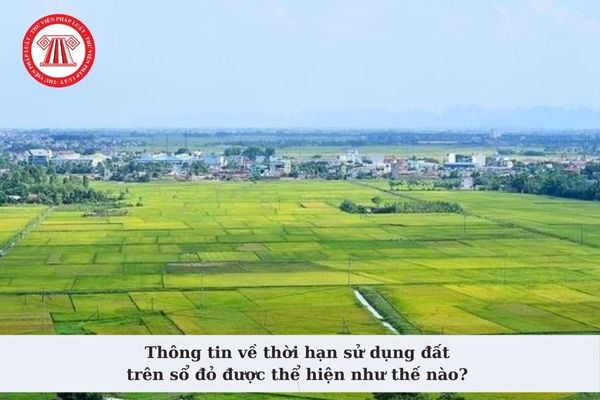 Thông tin về thời hạn sử dụng đất trên sổ đỏ được thể hiện như thế nào? Không phải gia hạn sử dụng đất trong trường hợp nào?