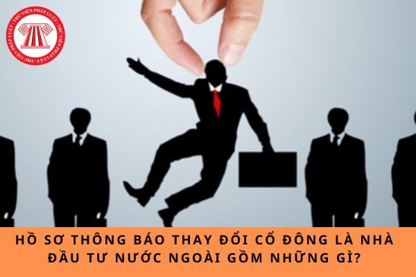 Hồ sơ thông báo thay đổi cổ đông là nhà đầu tư nước ngoài gồm những gì?