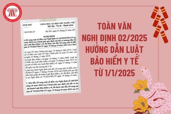 Toàn văn Nghị định 02 2025 hướng dẫn Luật Bảo hiểm y tế 2025? Tải Nghị định 02/2025/NĐ-CP pdf ở đâu?