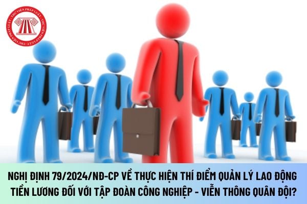 Nghị định 79/2024/NĐ-CP về thực hiện thí điểm quản lý lao động, tiền lương đối với Tập đoàn Công nghiệp - Viễn thông Quân đội ra sao?